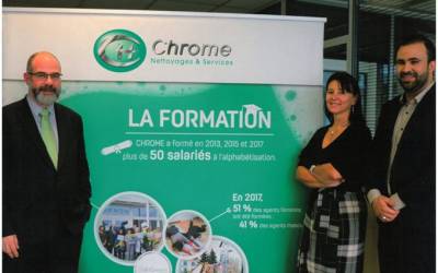 LA FORMATION A L'HONNEUR CHEZ CHROME ... avec ce reportage sur Allures Dreux de Juin-Juillet