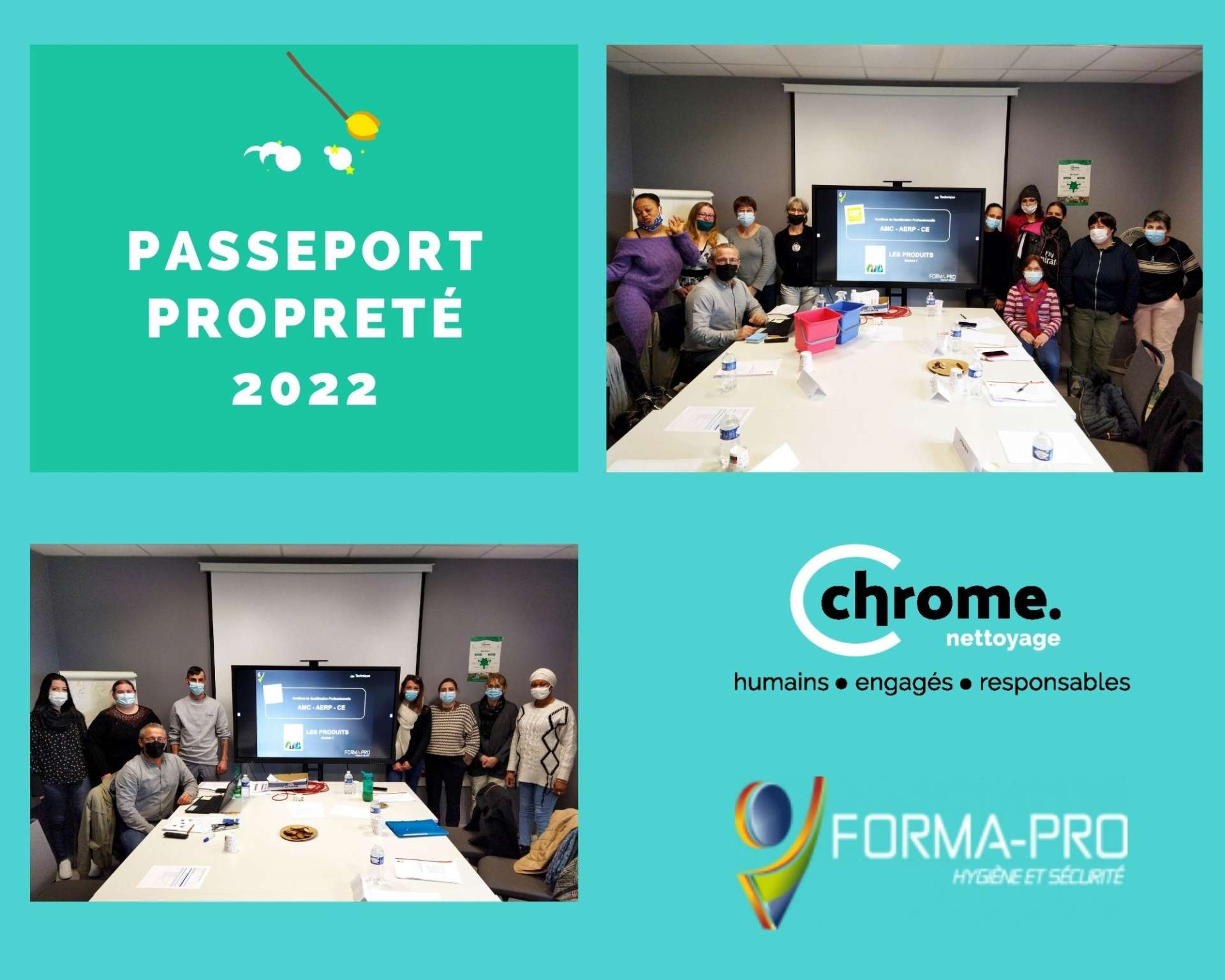 Formation passeport propreté Chrome Nettoyage