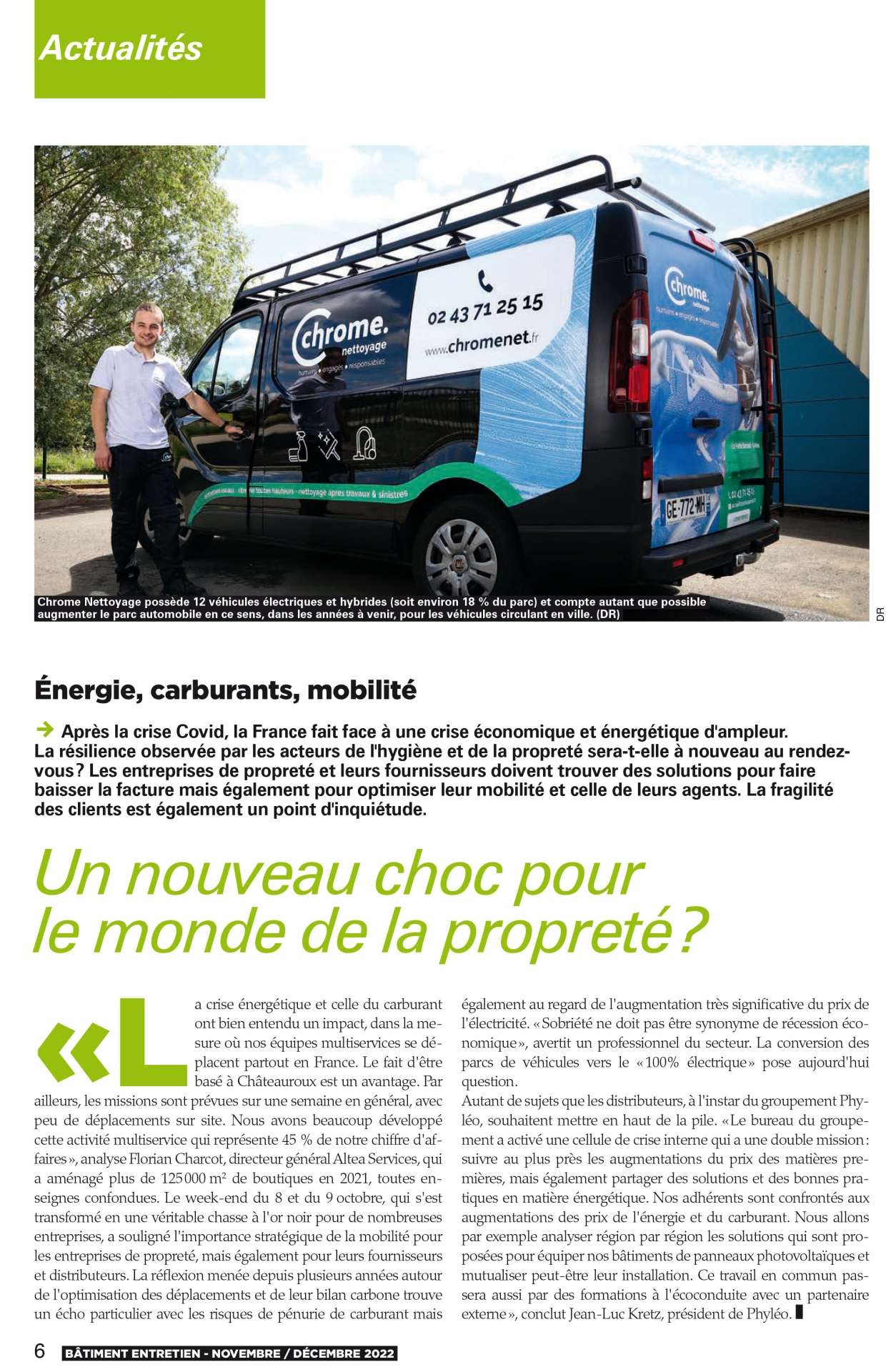 Chrome Nettoyage revue de presse