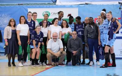 CHROME PARRAINE UN MATCH DU BASKET FEMININ A CHARTRES