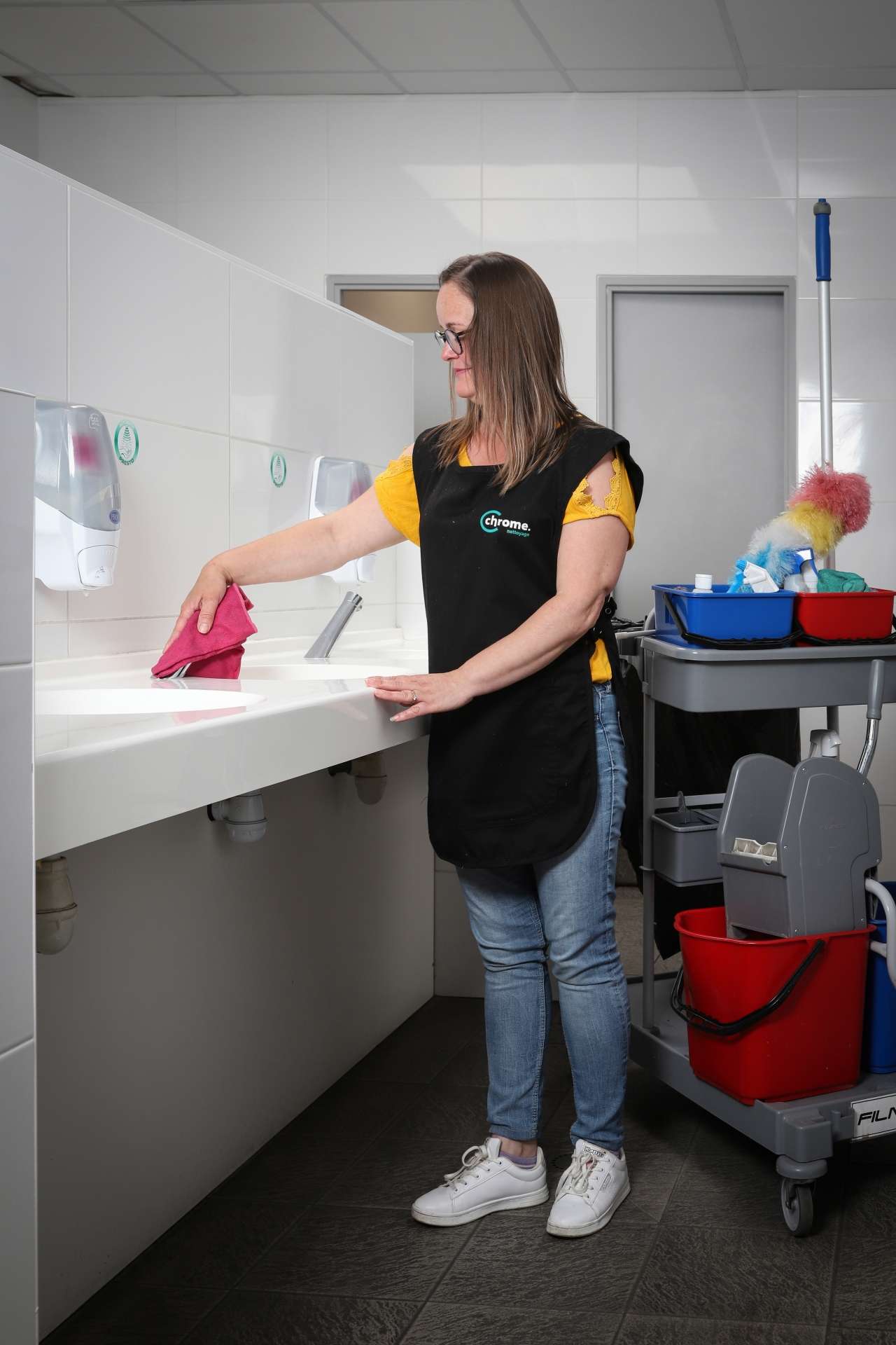 Nettoyage des sanitaires d'une usine à Orléans