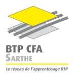 Logo BTP CFA de la Sarthe